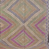 Oushak Colourful Handwoven Kilim Rug sku 1892