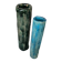 Deux vases tubulaires émaillés