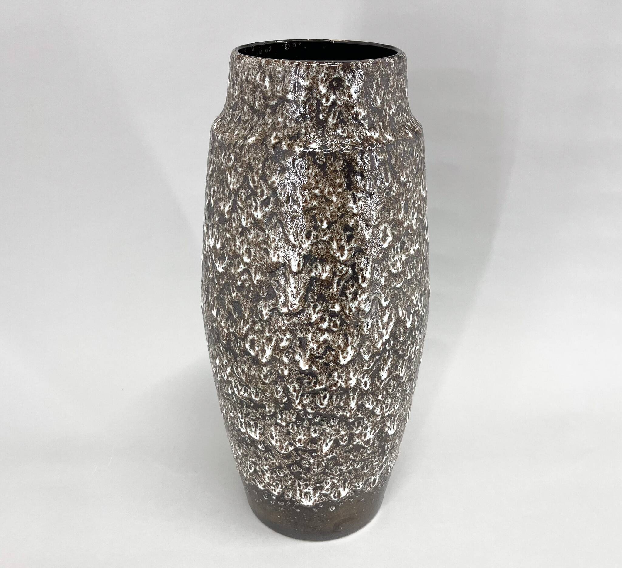 Mid-Century Large Glazed Ceramic Floor Vase, Germany
