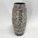 Grand Vase de Sol Mid-Century en Céramique Émaillée, Allemagne