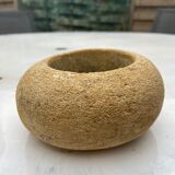 Stone candle holder