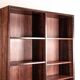 Large Danish high bookshelf in rosewood by Erik Brouer 1960.