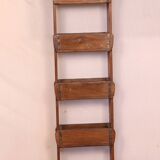 5-level shelf in Burmese teak
