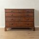 Commode en lin de l'ère victorienne vers 1840, vintage