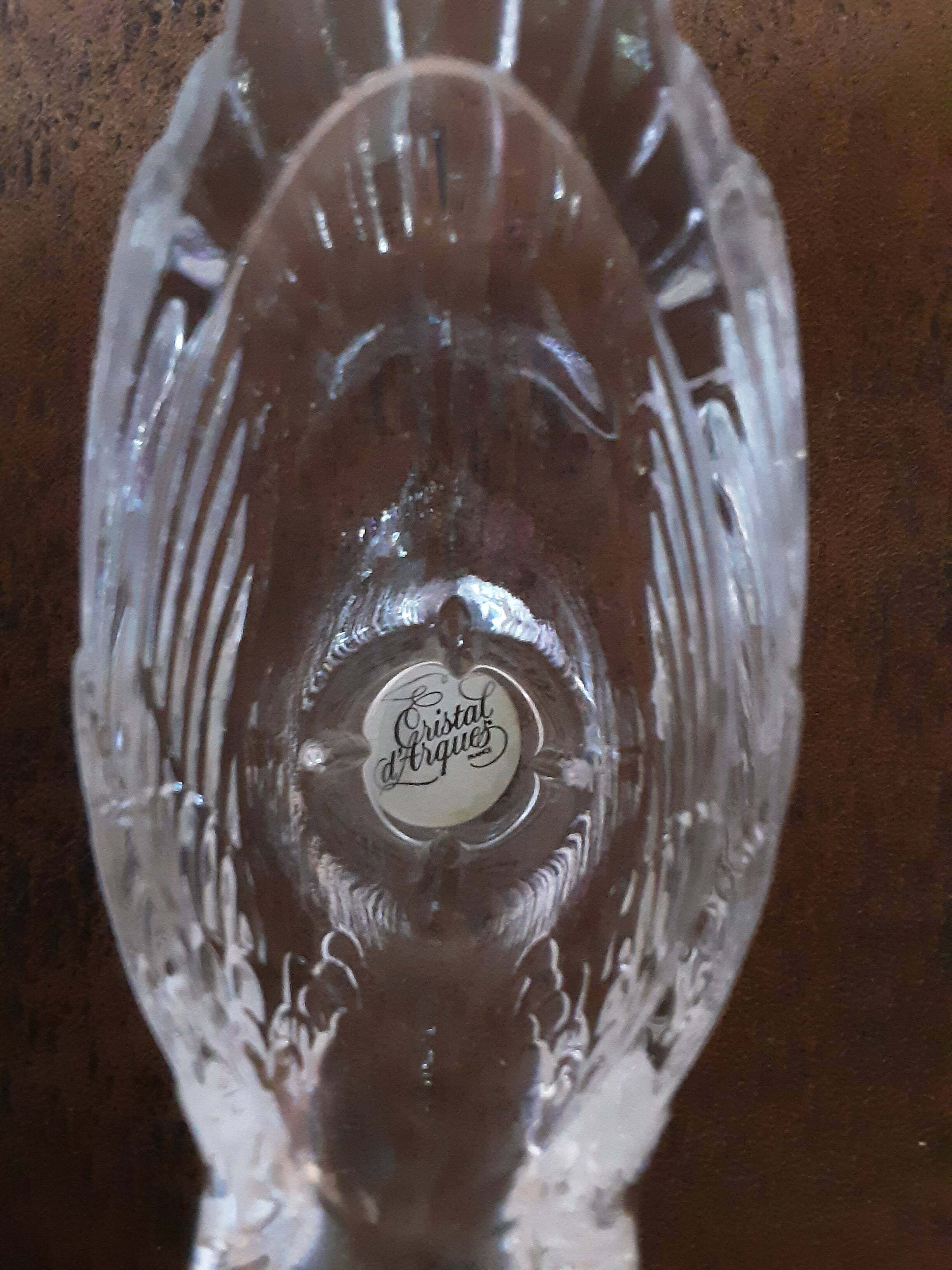 Crystal D Arques Sugar Bowl