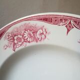 Set of 6 hollow iron earth plates by Boch