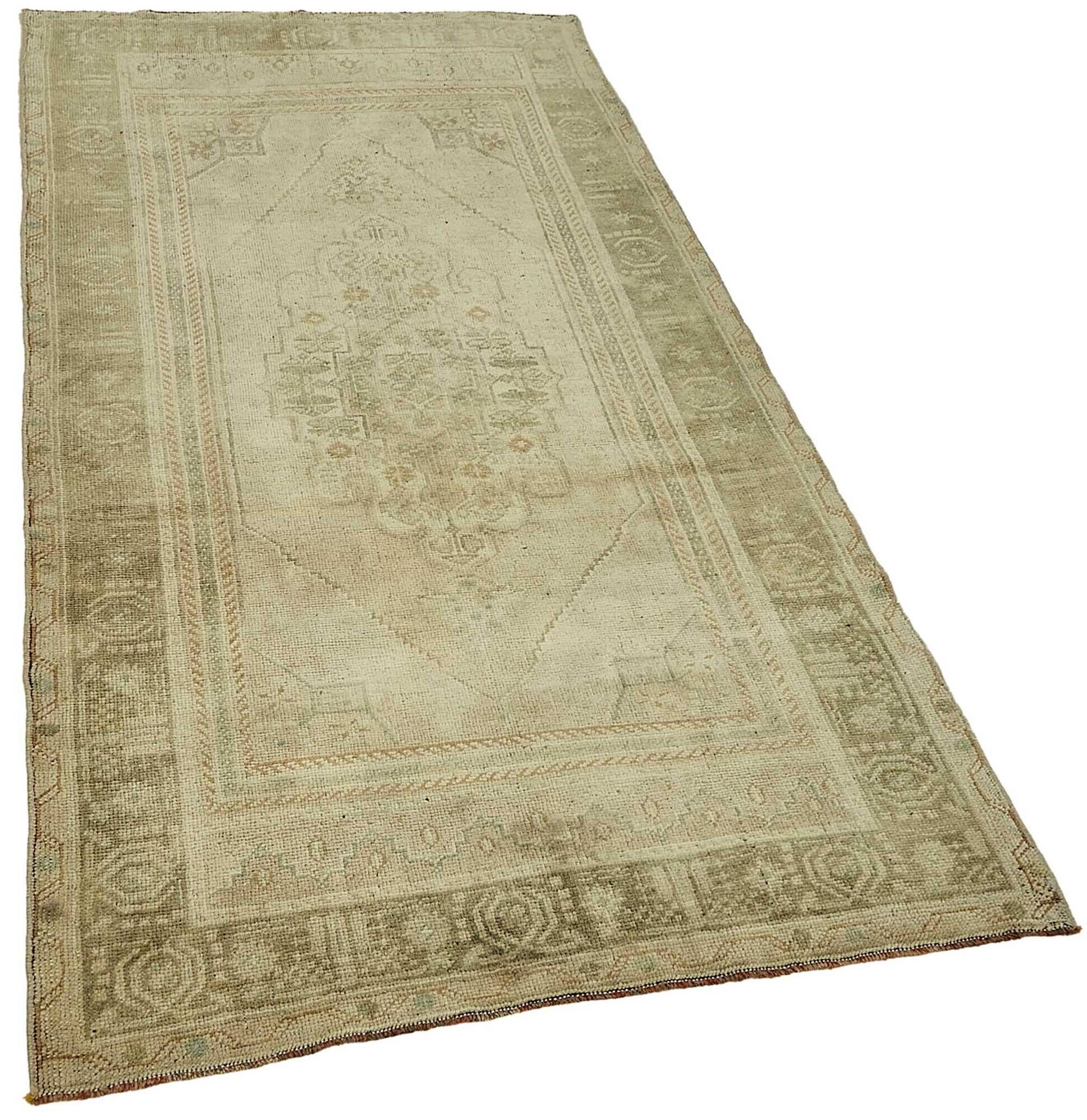 Turkish Vintage Anatolian Rug 106 cm x 210 cm