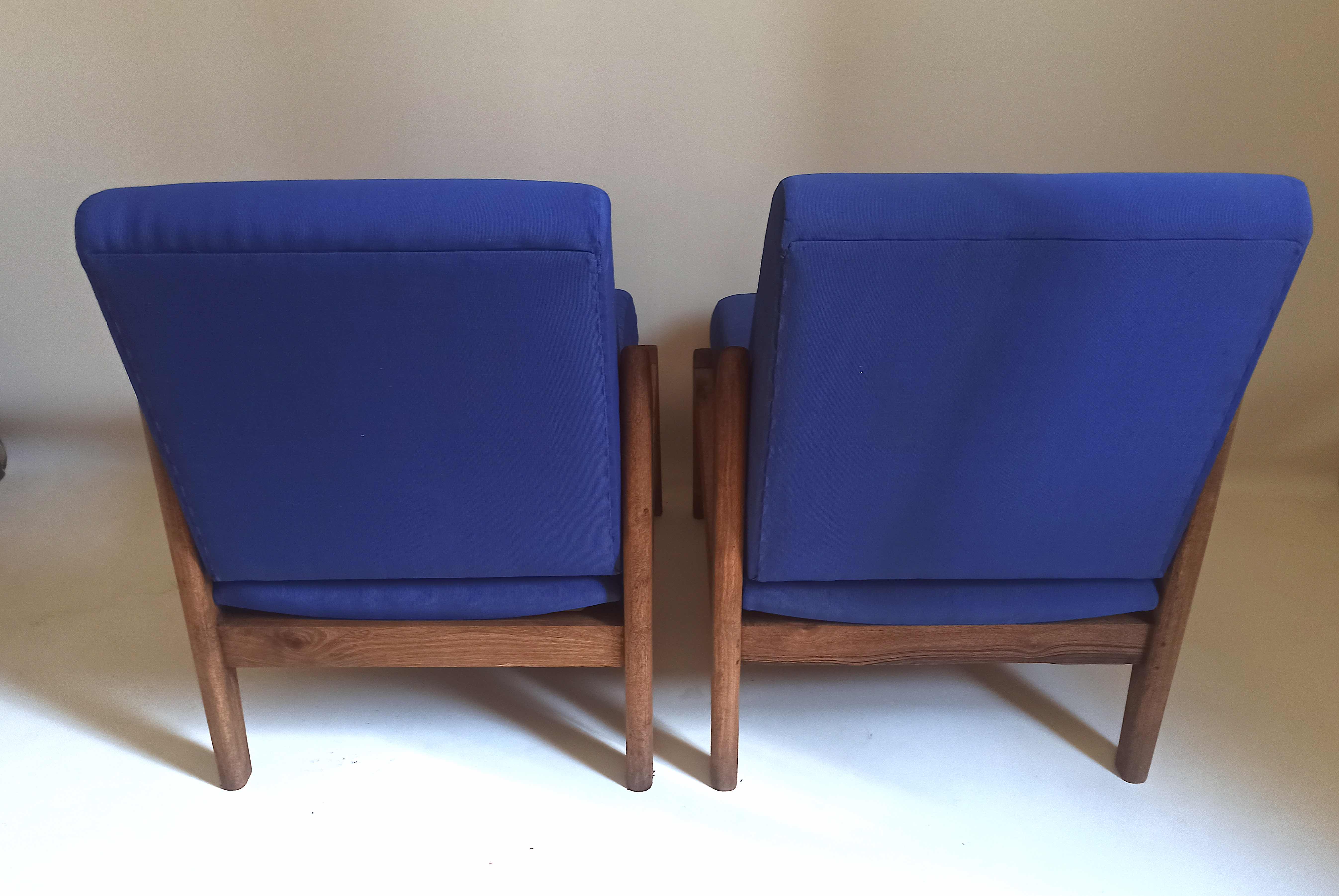 Pair of solid teak heaters 50s