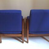 Pair of solid teak heaters 50s