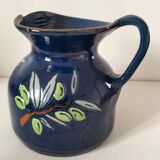 Glazed earthenware pitcher