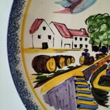 Assiette en faïence de Pornic modèle Binic par MBFA