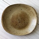 Pyrite stoneware serving dish