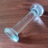 6 vintage pressed glass knife rests