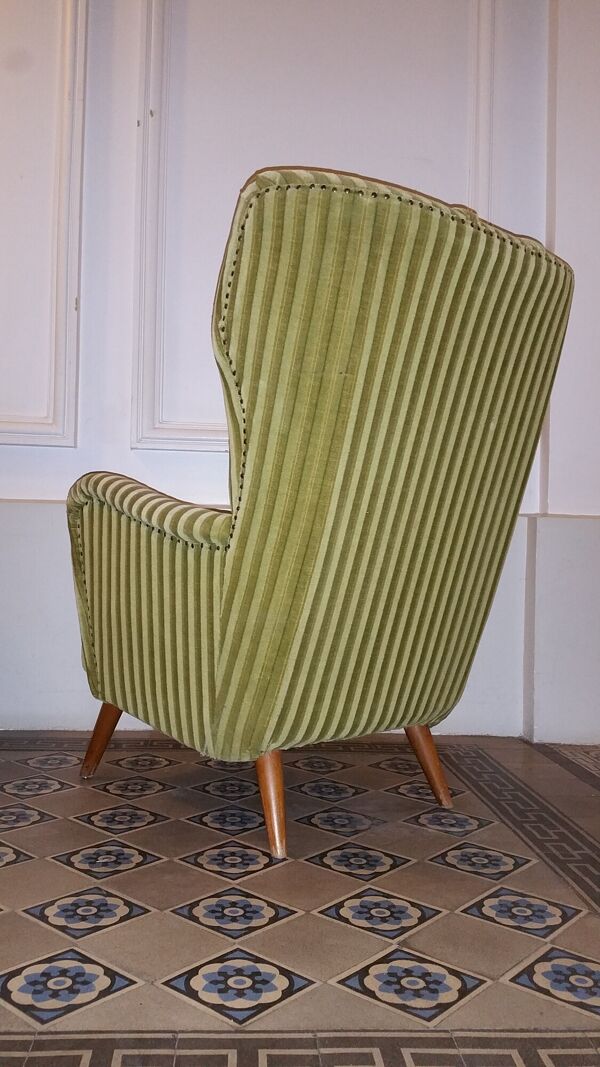 Fauteuil Danois organic wingback chairs des années 50/60 vintage