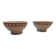 2 Basque Essor porcelain bowls