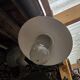 Industrial iron swan neck wall light