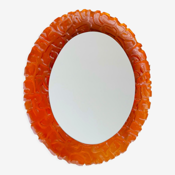 Miroir ovale en verre acrylique