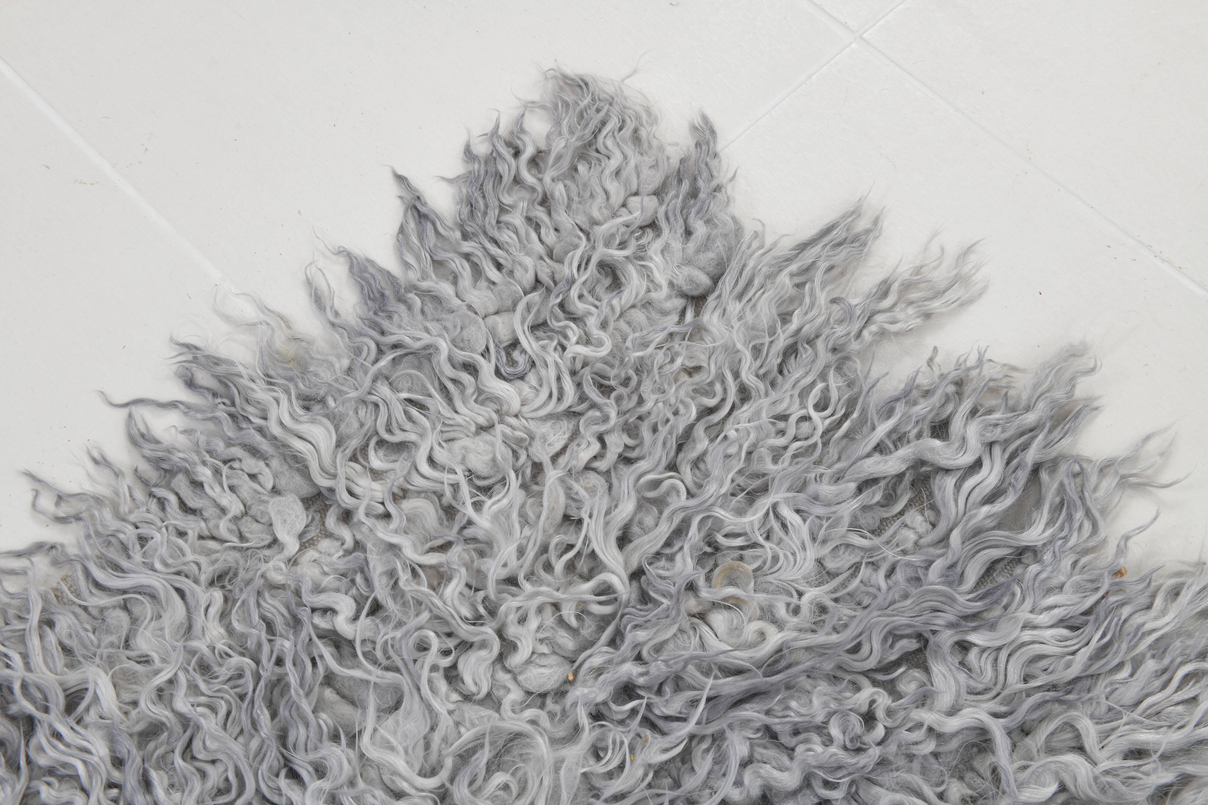 8x10 wool handmade gray kilim rug 253x300cm