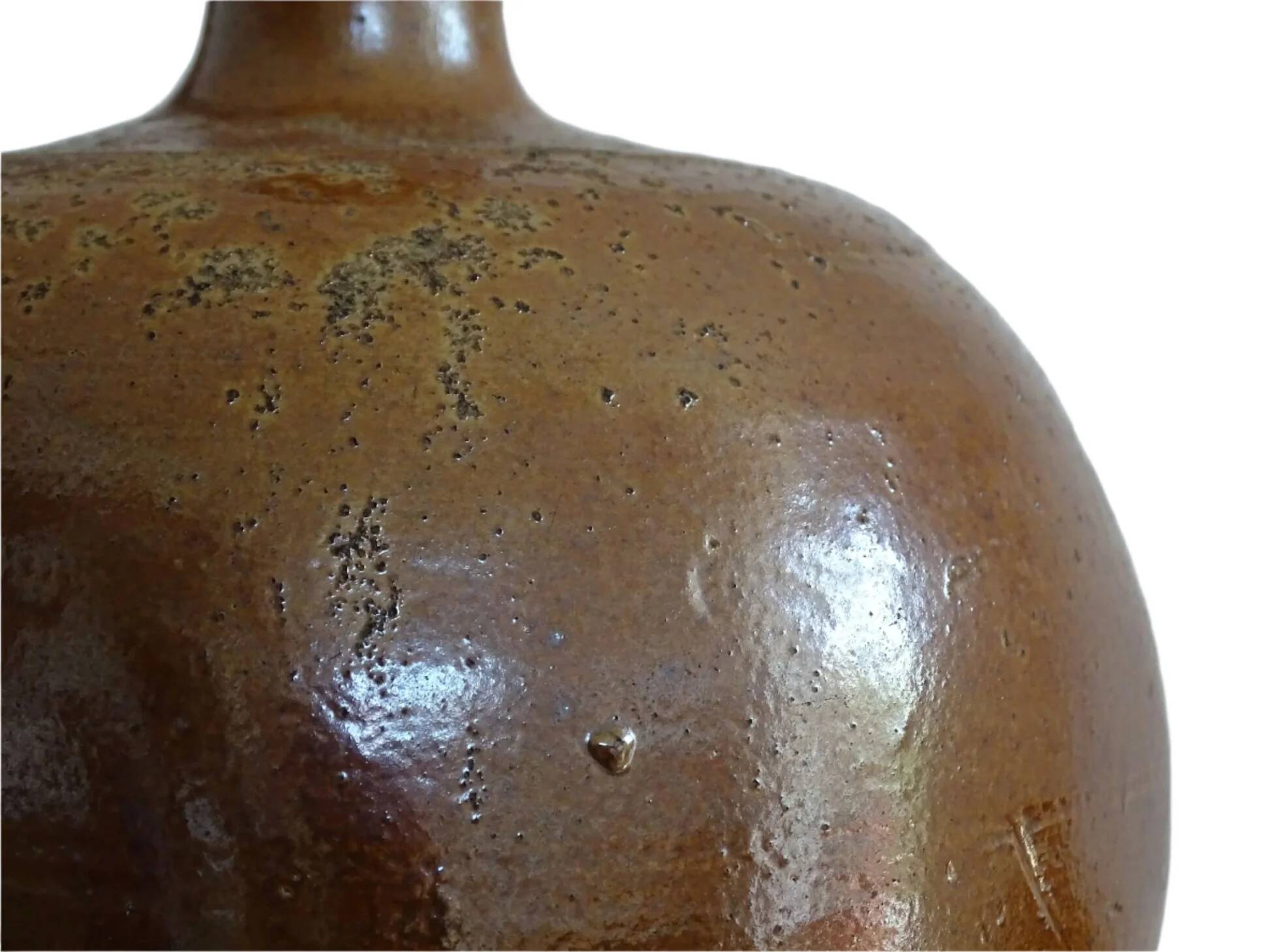 Pichet vintage en grès salé