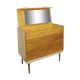 Vintage jewelry cabinet with mirror
