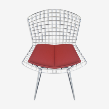 Chaise par Harry Bertoia pour Knoll avec galette Knoll