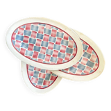 Set of 3 retro dishes