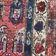Ancient Caucasian rug Kazak 100x192 cm