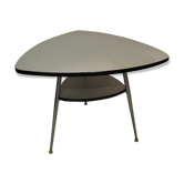 Table tripod triangular two-story formica of the 50s/60s
