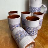 Ceramic orangeade set