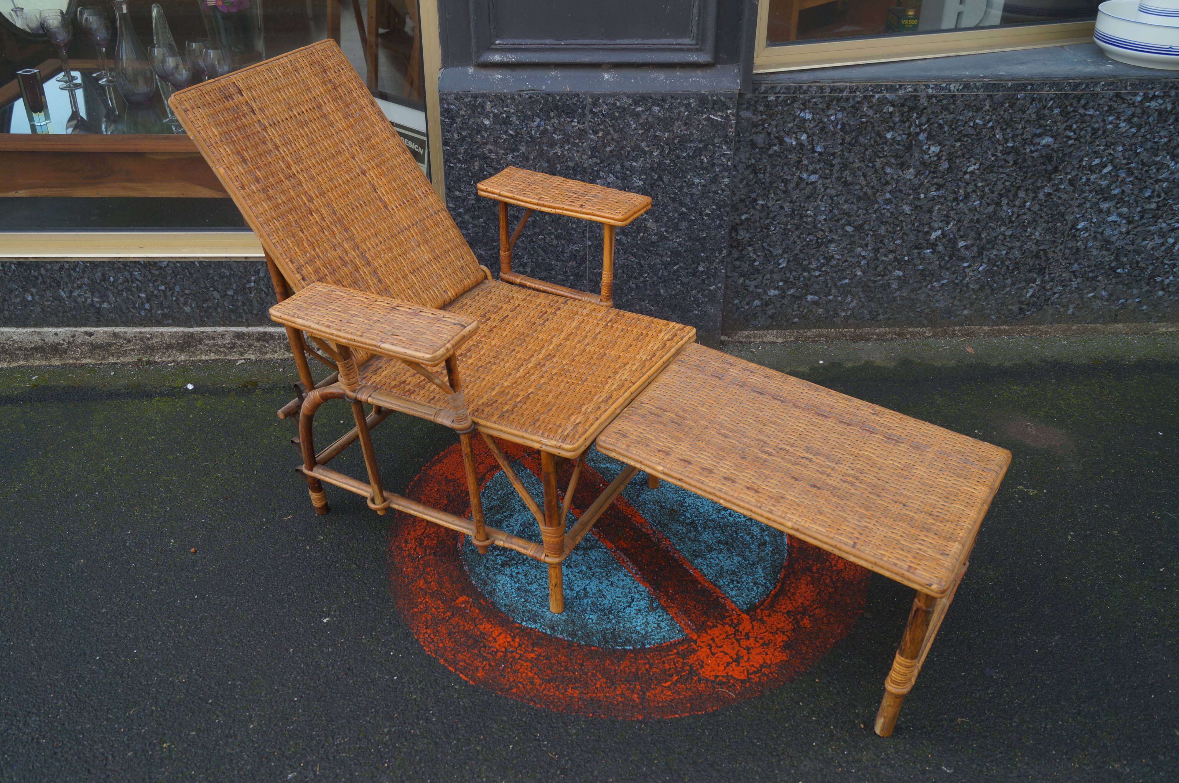 Bamboo rest chair 1930