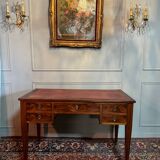 Directoire Period Flat Desk In Mahogany.