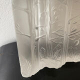 Vase Soliflore Vintage 80 frosted glass