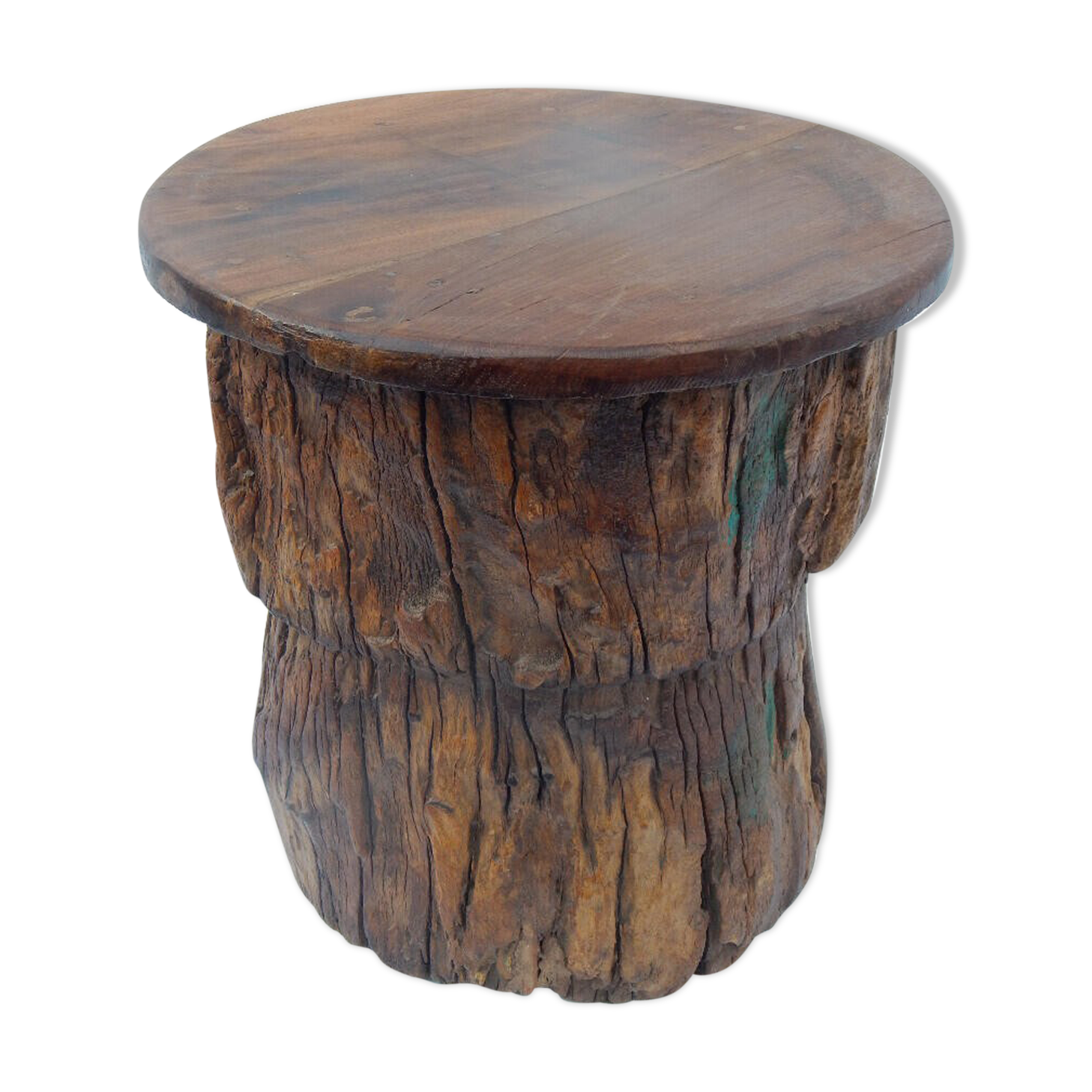 Stool table bedside table log wood floats