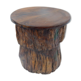 Stool table bedside table log wood floats