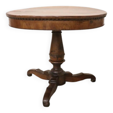 19th Century Round Walnut Table