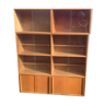 Bookcase teak 60s three elements