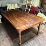 Table de ferme en bois massif, XIXème s.