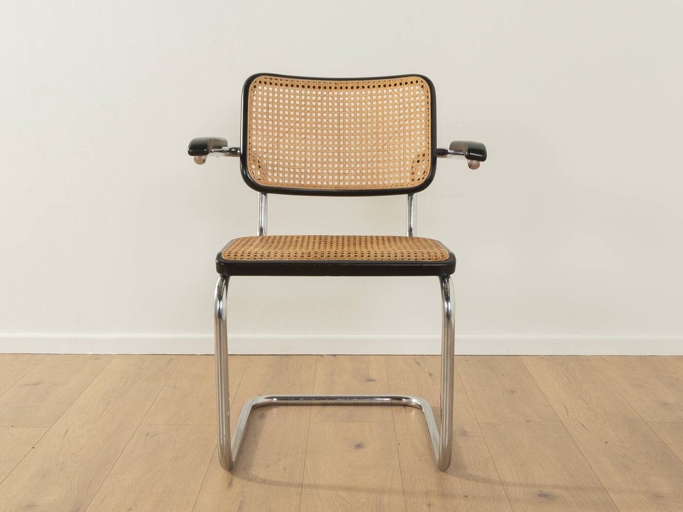 Legendary tubular steel chair, model S 64, Marcel Breuer for Thonet