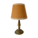 Golden brass table lamp