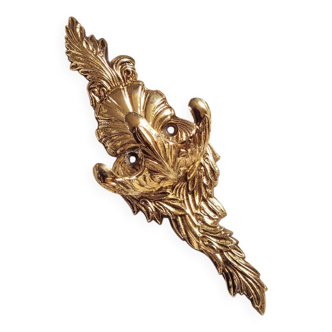 Solid brass coat hook
