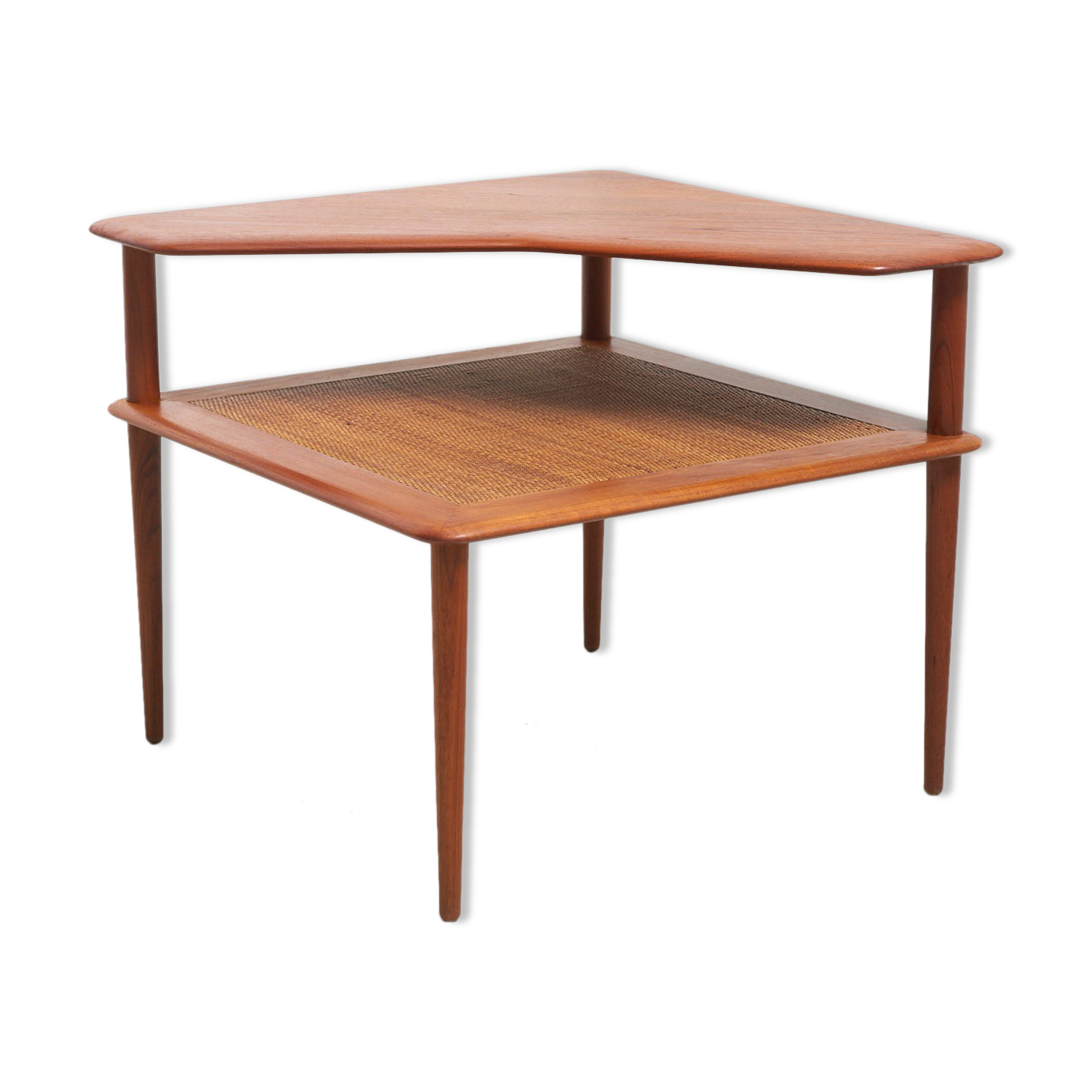 Minerva corner table by  Peter Hvidt & Orla Mølgaard-Nielsen for France & Søn, Denmark 1950’s