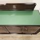 Mahogany sideboard with a glass top, 1960