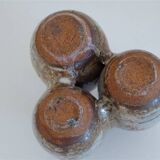 Tripod vase in glazed stoneware 1960