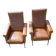 Paire de fauteuils vintage