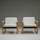 Set of 2 lounge chairs by Aeon Mondial, 1980s the Netherlands.