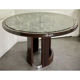 Marble and macassar dining table 1970 France