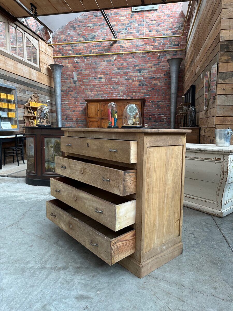 Beech commode, late 19th century