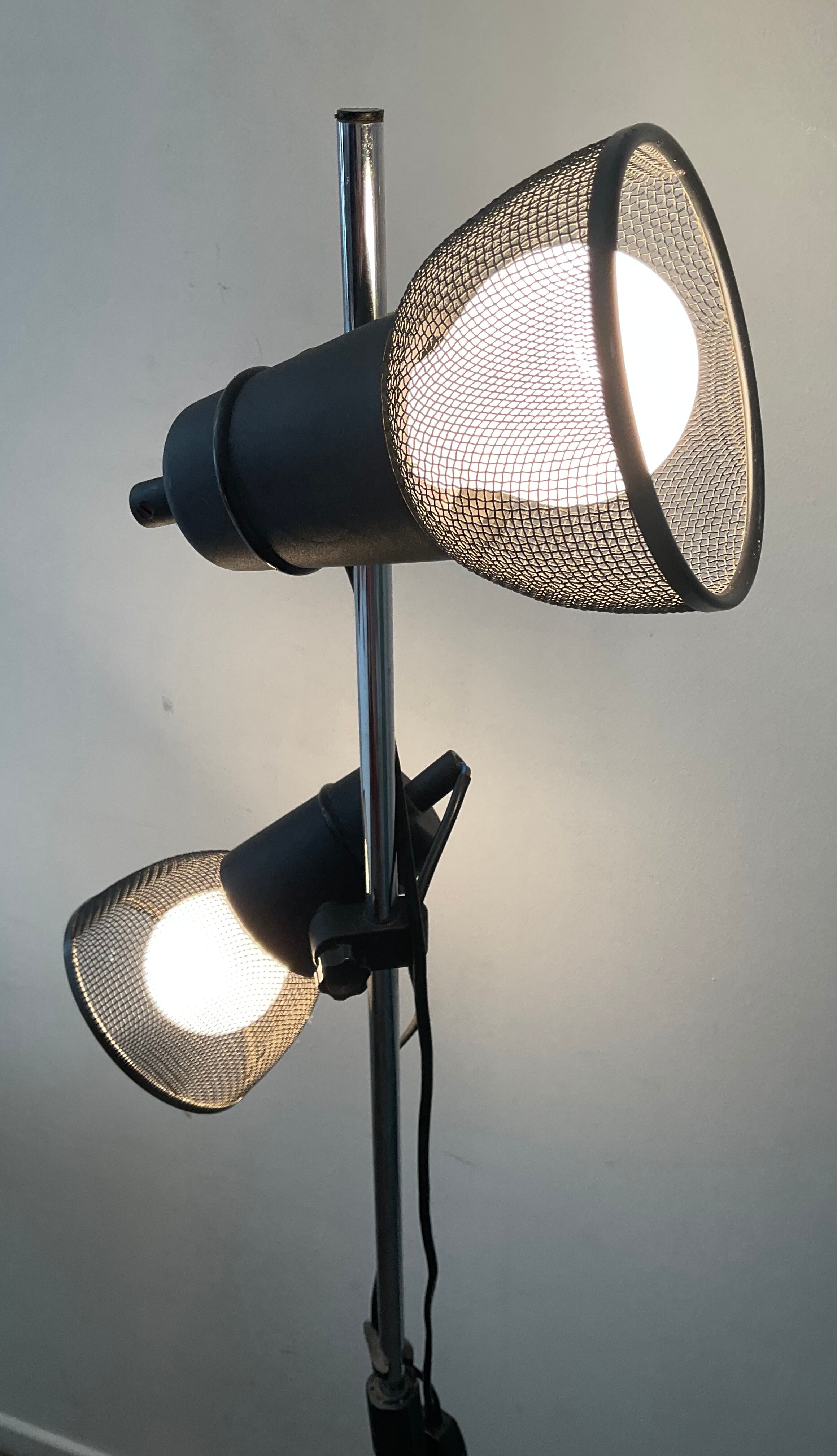 DBGM floor lamp 2 spots 70s-80s