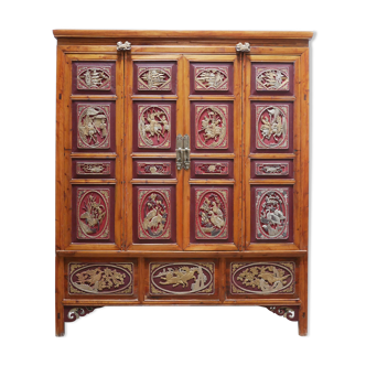 Armoire chinoise ancienne en bois