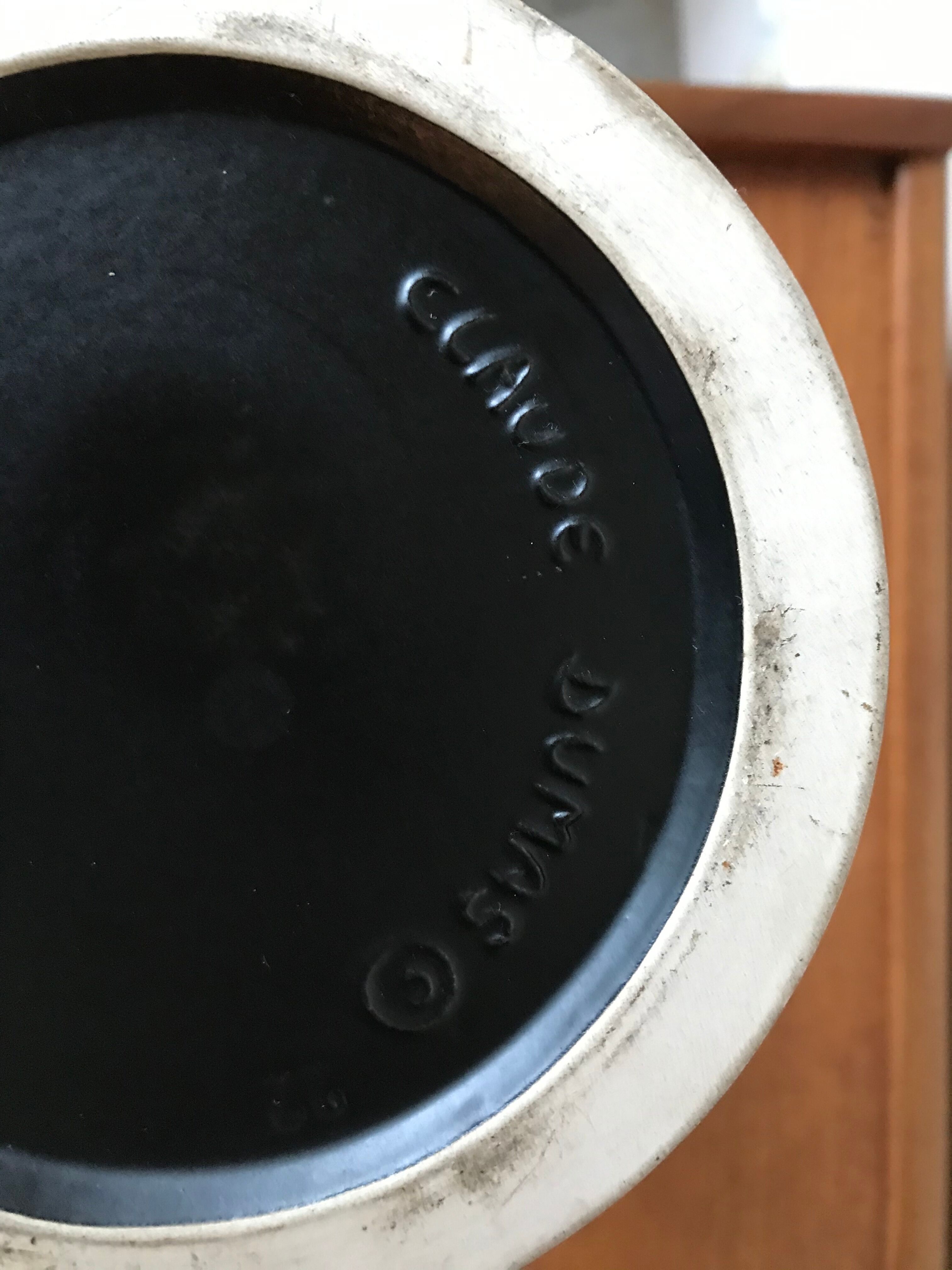 Ceramic vase by Claude Dumas, circa 1980s